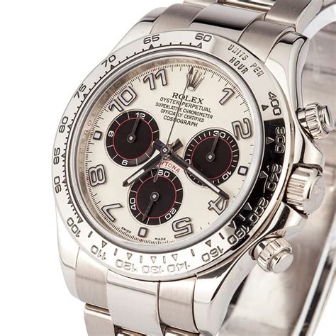 rolex daytona white face rose gold stainless steel|rolex daytona 18k white gold.